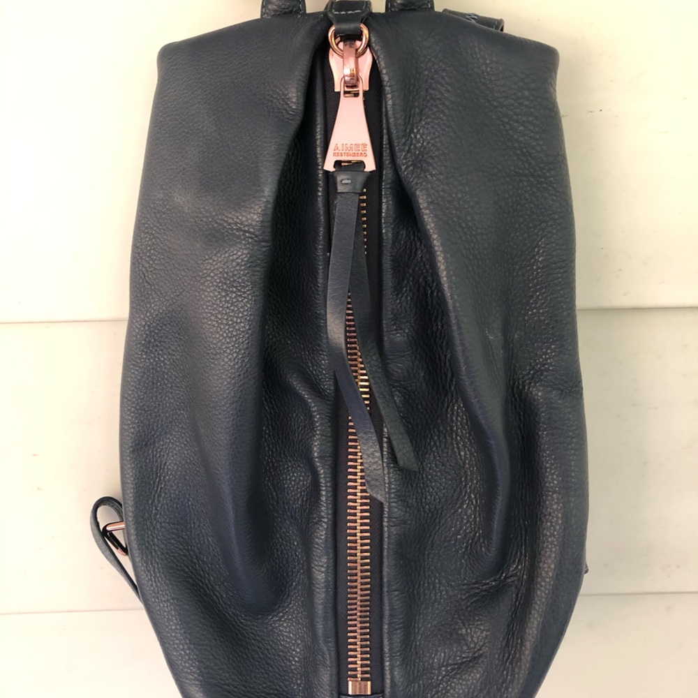 Pebbled Leather Backpack